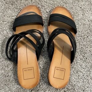 Dolce Vita Black Strappy Sandals